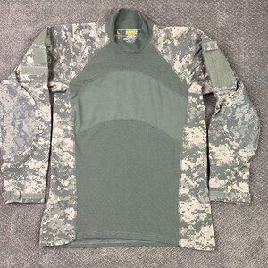 Massif Army Combat Shirt Men's Large Camo Military U.S. Army